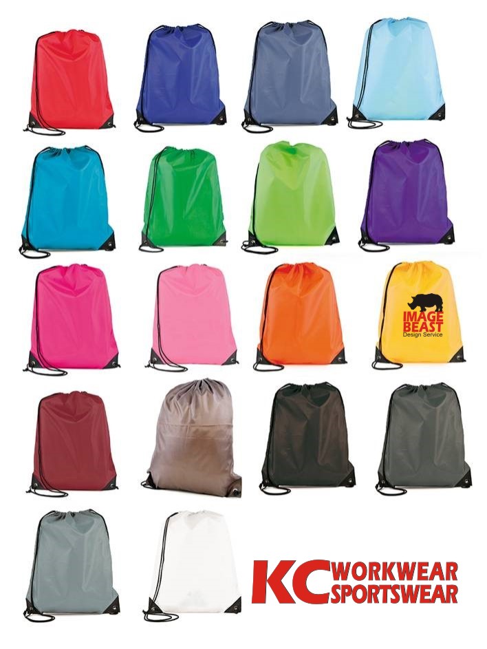 Selection of gym bags from KC Workwear