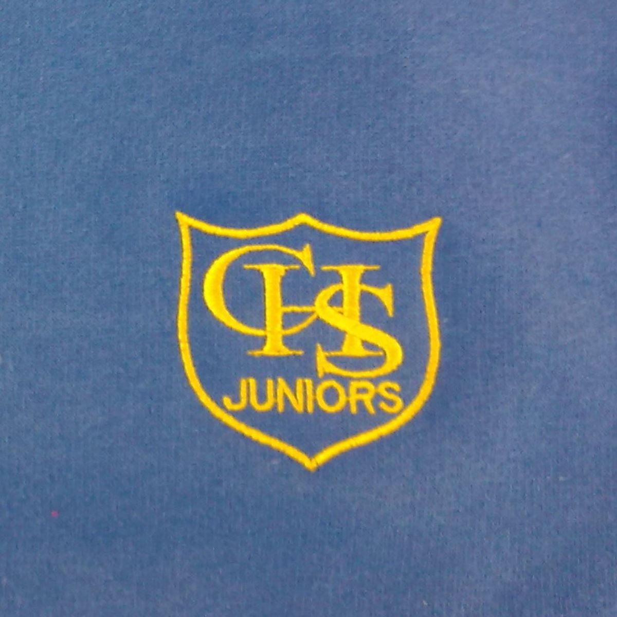 School logo embroidered onto uniform by KC Workwear of Southport, Merseyside.
